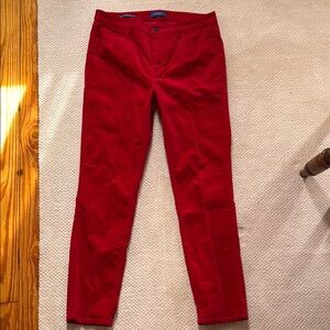 Talbots Red Straight Leg Jeans